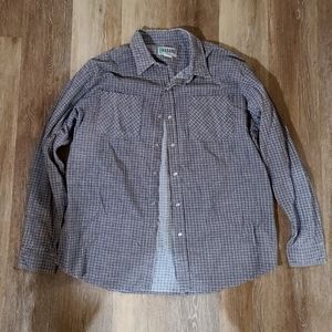 Black and white Haband flannel